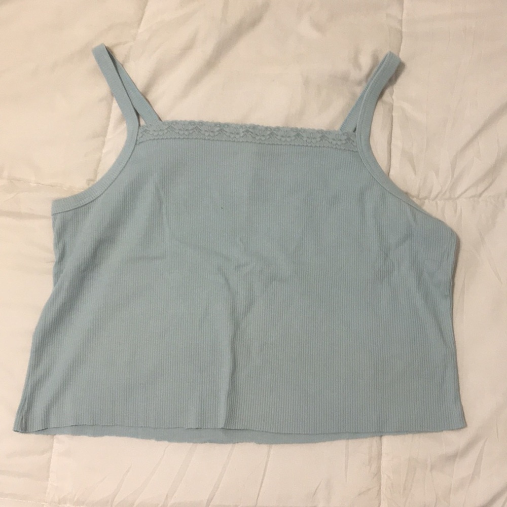 Blue tank top